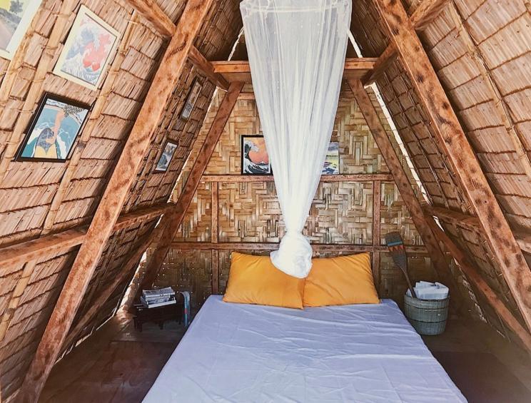 "Triangle Hut" Camp Fuego Siargao Hotel Catangnan Ngoại thất bức ảnh